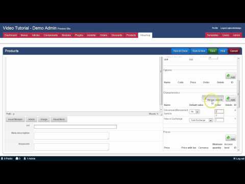 HikaShop - Add Category and Products