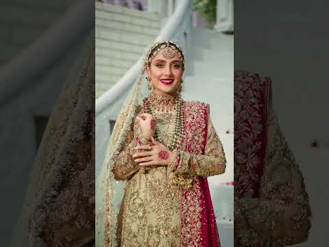 Gorgeous Bridal Look of Ayeza Khan| Stunning Bridal Look 2024