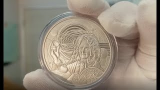 2022 Niue Icons of Inspiration 1oz Silver Isaac Newton Coin