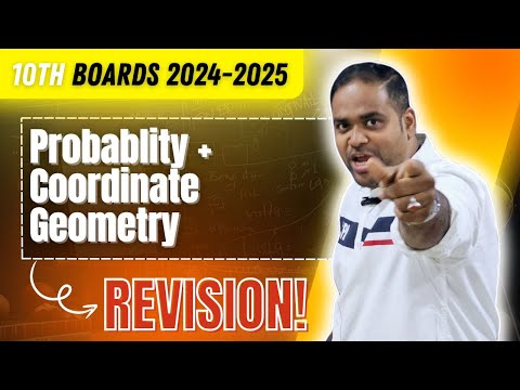 PROBABILITY AND COORDINATE GEOMETRY CLASS 10 BOARDS