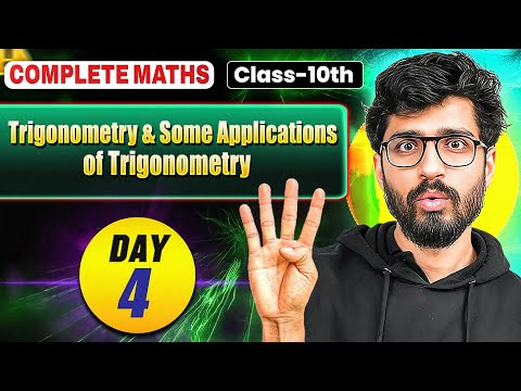 Class 10 Maths - Day 4 || Trigonometry & Some Applications of Trigonometry || Ritik Sir