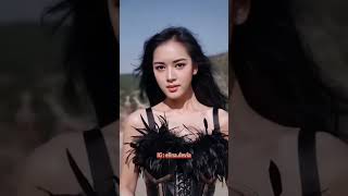 Black Feather #elinadevia #beauty #shorts #fashion #aiart