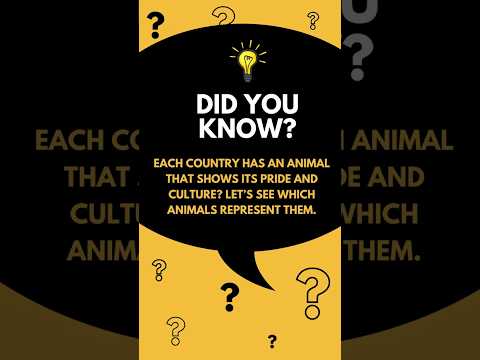Which Animal Represents Your Country? #shorts #ytshorts #smartmind #knowledgefacts #viralshorts