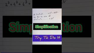 Simplification 👈#shorts #viral #viralvideo #simplification #senselifestyle #maths