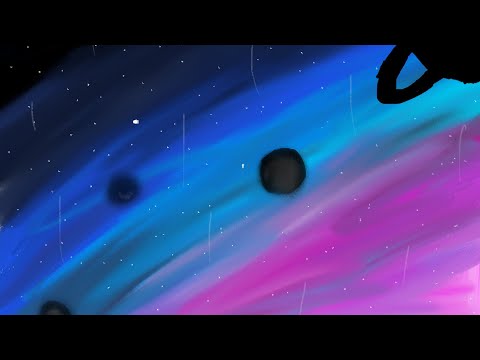 beautiful outer space painting for beginners.. "oil Painting" .. "art set app hand painting" #shorts