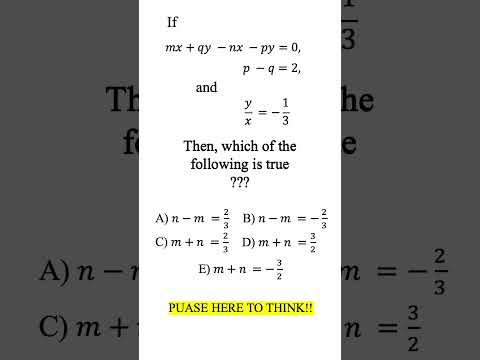 GRE Practice Question 37 #gre #math #precalculus #calculus  #python #puzzle