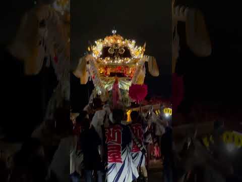 2024 富嶋神社 苅屋屋台ちょうさ #祭り