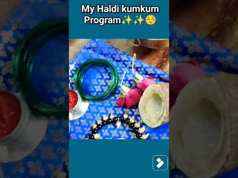 My Haldi Kumkum Program|Please like, share and subscribe to my channel ☺️
