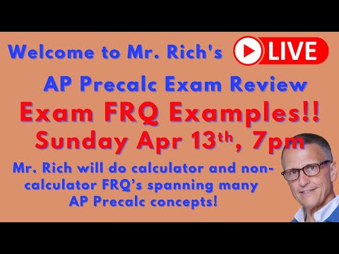 AP Precalc Exam Review!