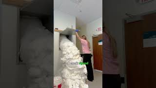 This “Waterfall of Laundry” Is Actually Genius. #laundry #delivery #clean #knowledge