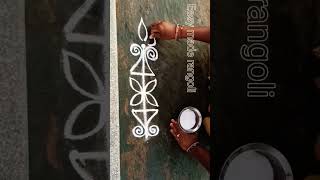 #borderrangoli#sideborders #simpleborder #trending#beautiful @easymaderangolicreations