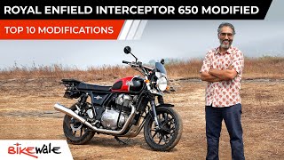 Royal Enfield Interceptor 650 Modified | Performance Exhaust Sound | Alloy Wheels Upgrade | BikeWale