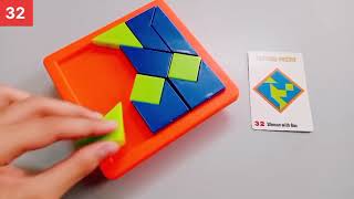 Creative pattern puzzle || Woman with Box || Solving pattern ||#32puzzles