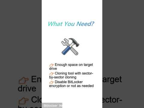 How to Clone a BitLocker Encrypted Drive Without Losing Data #aomeicloner #bitlocker #encrypted