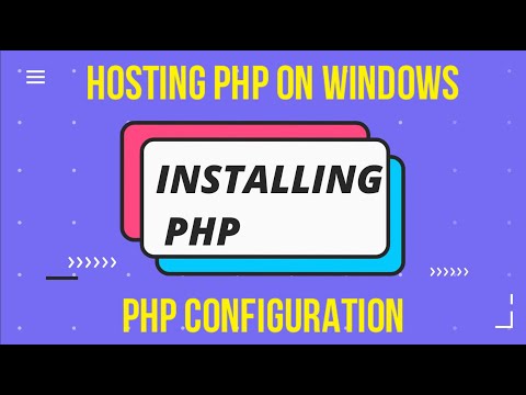 How to install PHP 7 on windows | Hosting Web pages | PHP Configuration | 2020