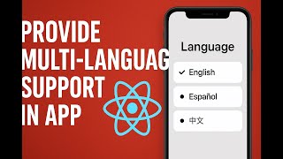 Provide multi language support in App