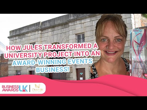 How Jules Transformed a University Project into an Award-Winning Events Business!