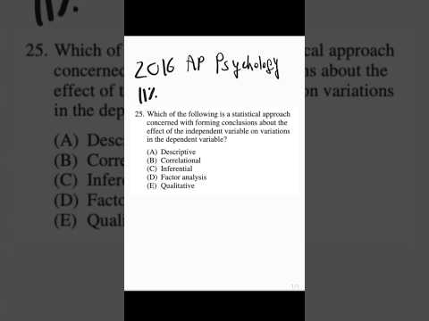Can you get this MCQ right? #ap #psychology #apclasses #mcq #fyp #highschool #school #education