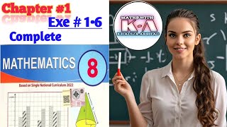 Maths Grade 8 || Exercise # 1•6 (Complete) || Maths in Urdu Hindi