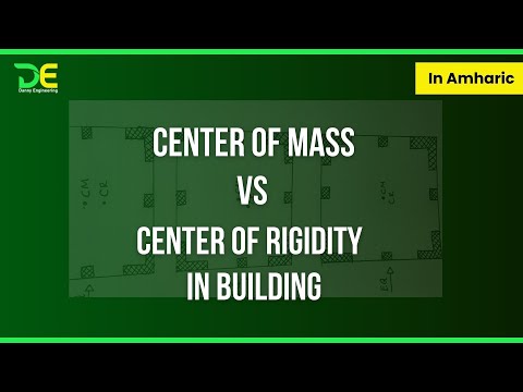 Center of Mass and Center of Rigidity Concept in Building