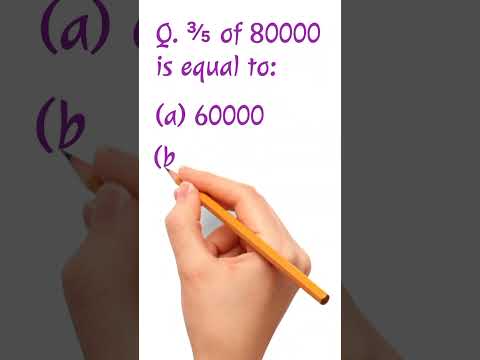 ⅗ of 80000 is equal to #cameramath #math #mathematics