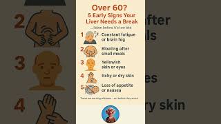 Over 60? 5 Early Signs Your Liver Needs a Break #over60 #healthyaging