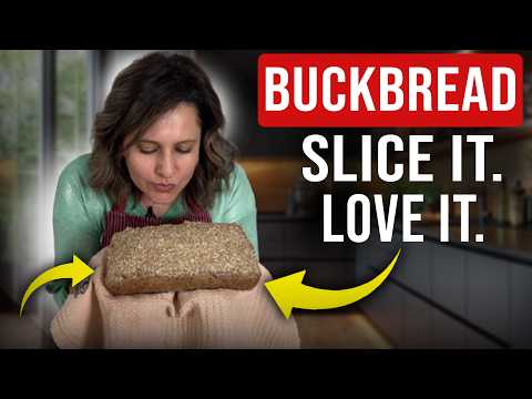 Flourless Green Buckwheat Bread–4 Ingredients, No-Yeast, Gut-Healing, Gluten-Free, Better Than Bread