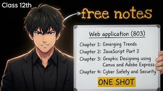 Web Application (Code 803) Class 12 One Shot |Complete Syllabus Revision | All Chapters | CBSE 2026 