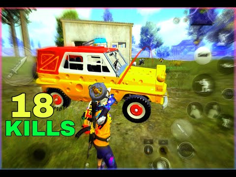 18 KILLS !! SOLO vs SQUAD IN BGMI LAST Noob player fun pubgmobile