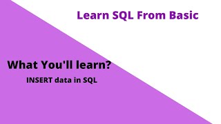 INSERT data in SQL | 8.0
