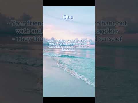 If I was a color what would I be friendship test  - Part 2 #aesthetic #test #friendshiptest #freinds