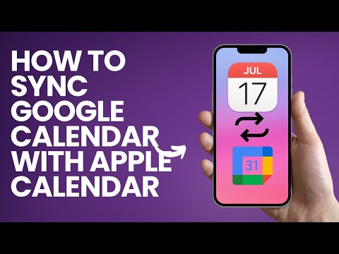 How to sync Google calendar with Apple calendar - Easy! (2025)