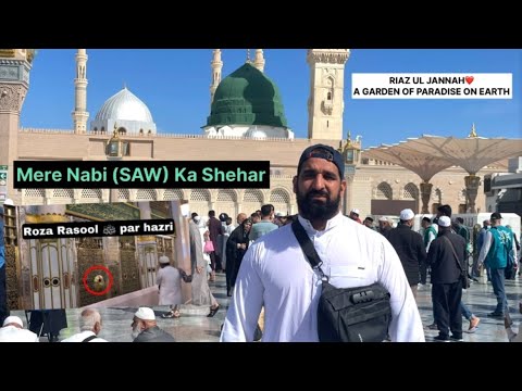 MEDINA SAUDI ARABIA Travel Vlog (Mere Nabi (SAW) Ka Shehar ❤️ Full Tour of Masjid an Nabawi❤️