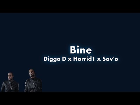 #CGM Digga D x Horrid1 x Sav'o - Bine Lyric Video