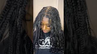 boho knotless #type4naturalhair #hairstyles #protectivestyles #hairbraid #hairstyle