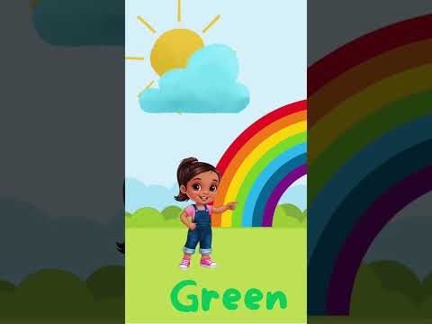 Do you know all the colours of the rainbow??🌈 #kids #nurseryrhymes #colorlearning #abcplayground