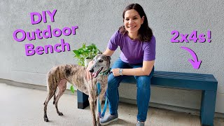 How to Make a Simple Outdoor Bench