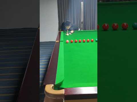 Training my 15 year old student Liu Linhao at Yushan International Billiards Academy China