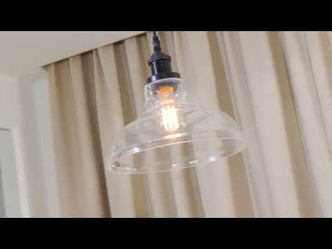 Industrial Glass Pendant Lights CLAXY.mp4