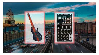 Guitar through modular synth sounds glorious pt. 2 // Qu-Bit Data Bender and SiC Instruments
