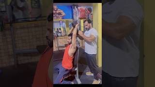 overhead extinction dumbbell🔥#Msgold’sgym💁#goldygym #gymexercises 🤷‍♀️