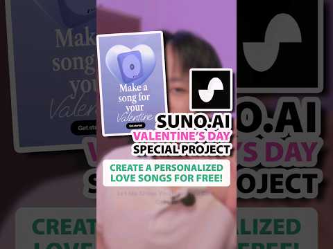 Crafting a Free Personal Love Song on V-Day.Suno.Ai