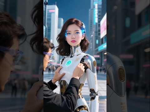 🤖✨ "Robot Chest Repair – She Comes Alive!" #shorts #humanoidrobots #couple #fyp