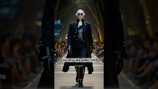 PART 2 / HISTORICAL ICONS AS RUNWAY MODELS 💀 #fashion #history #newton  #kings #ai #aiart
