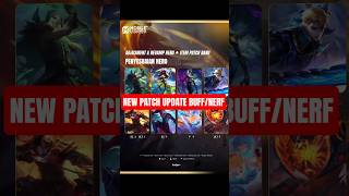NEW PATCH UPDATE 🔥 All Hero BUFFS & NERFS | Faramis, Alucard, Yi Sun Shin, Arlott, Cici, Thamuz