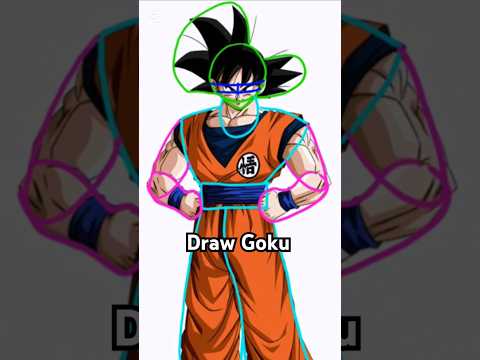 Drawing Goku dragonball|畫畫悟空龍珠