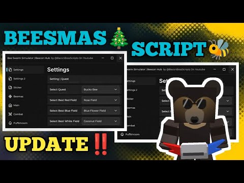 [🎄BEESMAS] 🐝Bee Swarm Simulator Script | Auto Samovar, Auto Quest, Auto Ant, More