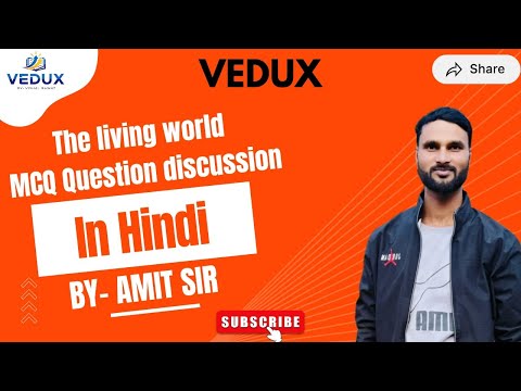 The Living World | 20 MCQs with Answer & Explanation In HINDI| AMIT SIR | NEET 2025 - 26 Preparation