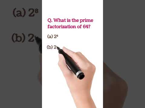 Prime Factorization of 64