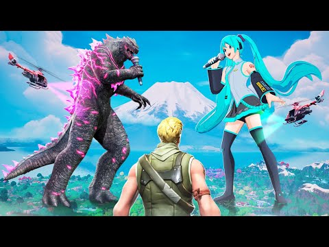 EL EVENTO DE GODZILLA SE ACERCA A FORTNITE